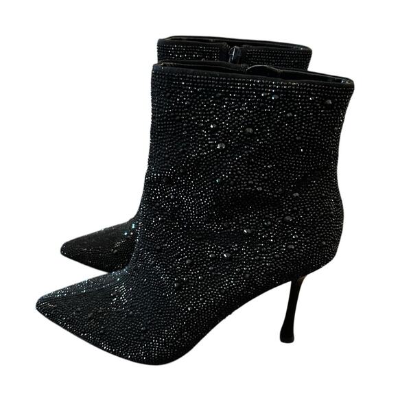 INC International Concepts Rakima Embellished Rhinestone  Dress Booties NEW 9.5 - Picture 4 of 9